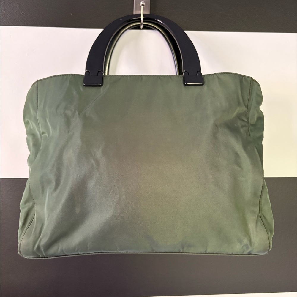 Prada Green Tote Bag